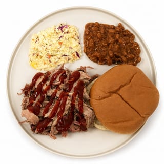 BBQ Plate W/2 Sides